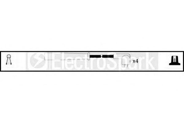 Ккомплект проводов зажигания OEK534 STANDARD