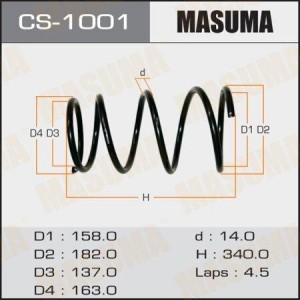 Пружина подвески CS-1001 MASUMA