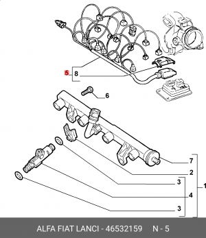Электропроводка 46532159 ALFA FIAT LANCIA