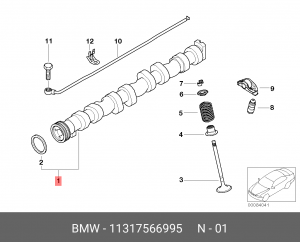 Распредвал 11 31 7 566 995 BMW
