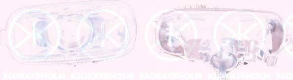 Фонарь указателя поворота 00190610 KLOKKERHOLM