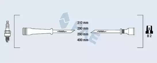 Ккомплект проводов зажигания 86000 FAE