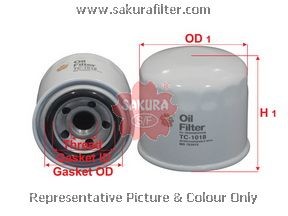 Фильтр масляный АКПП TC1018 SAKURA