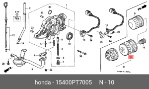 Масляный фильтр 15400PT7005 HONDA