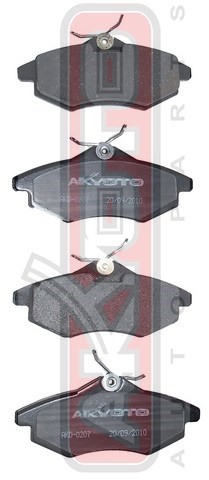 Колодки тормозные дисковые AKD-0207 AKYOTO