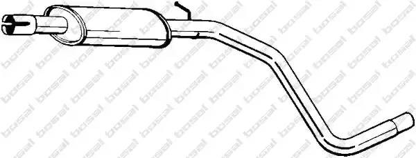 Средний глушитель выхлопных газов 279405 BOSAL