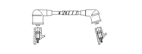 Провод зажигания 6A07E35 BREMI