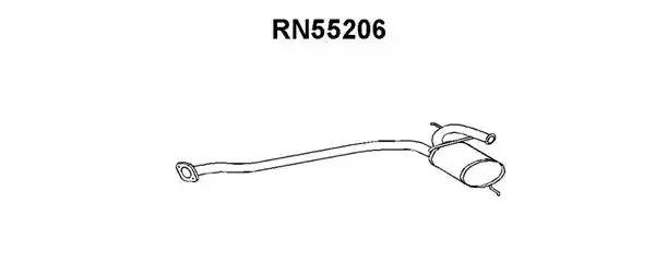 Предглушитель выхлопных газов RN55206 VENEPORTE