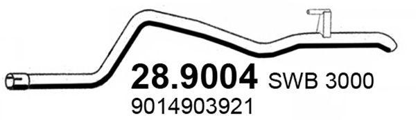 Выпускной трубопровод 289004 ASSO