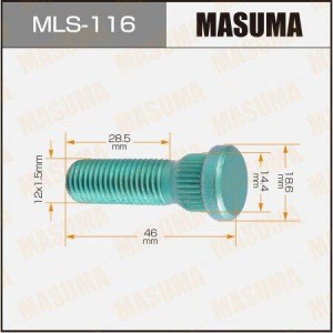 Шпилька ступицы колеса MLS-116 MASUMA