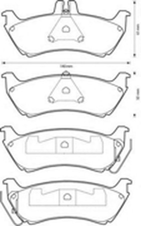 Комплект тормозных колодок, диско 573148B BENDIX JURID