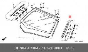 Деталь 73162S5A003 HONDA