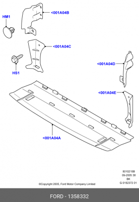 Деталь 1 358 332 FORD