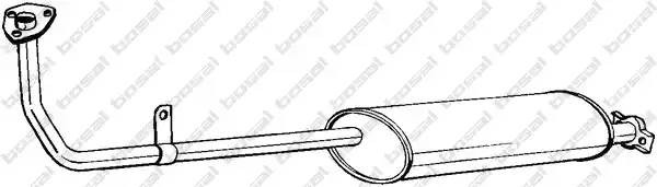 Предглушитель выхлопных газов 281-691 BOSAL