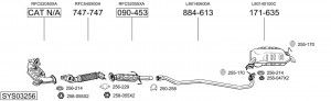 Выпускной трубопровод 886259 BOSAL