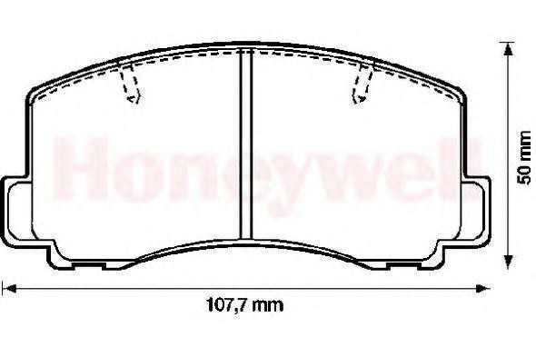 Комплект тормозных колодок, диско 572187B BENDIX JURID