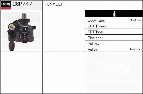 Гидравлический насос, рулевое управление DSP747 DELCO REMY