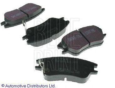 Комплект тормозных колодок, диско ADG04260 BLUE PRINT