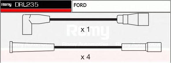 Ккомплект проводов зажигания DRL235 DELCO REMY