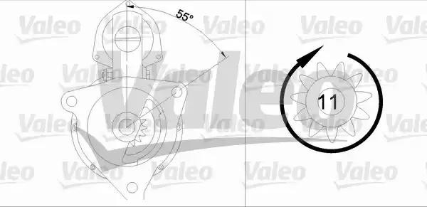 Стартер 455723 VALEO PHC