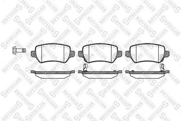 Колодки тормозные дисковые 968-002-SX STELLOX
