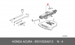 Домкрат автомобильный 89310S5A013 HONDA