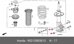 Деталь 90213SR3013 HONDA