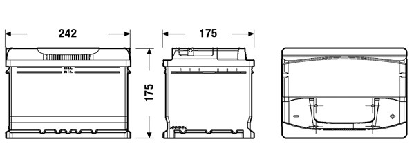 Батарея аккумуляторная EA602 EXIDE