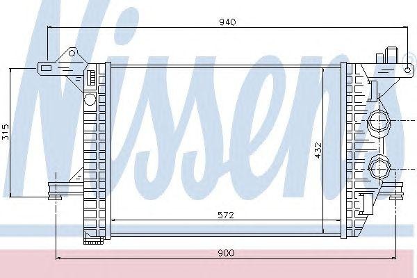 Интеркулер 96976 NISSENS