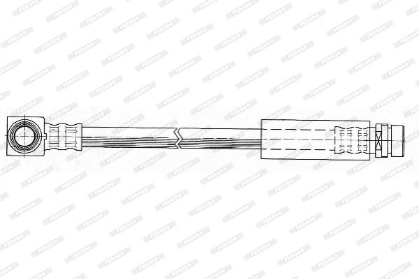 Тормозной шланг FHY2419 FERODO