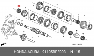 Деталь 91105RPF003 HONDA