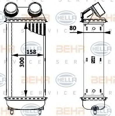 Интеркулер 8ML376723561 HELLA