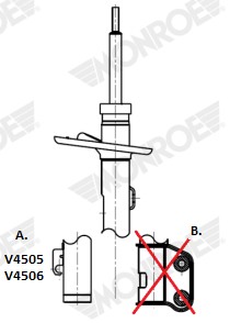 Амортизатор V4505 MONROE