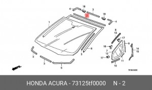 Деталь 73125TF0000 HONDA