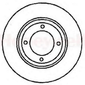 Тормозной диск 561139B BENDIX JURID