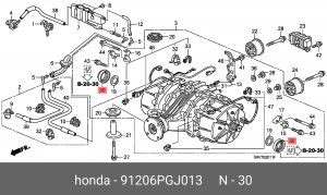 Сальник 91206PGJ013 HONDA