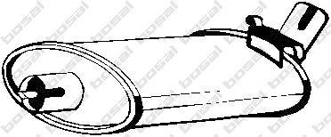 Средний глушитель выхлопных газов 185585 BOSAL