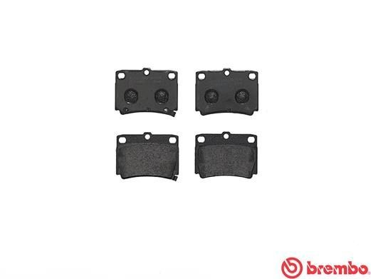Комплект тормозных колодок, диско P54026 BREMBO