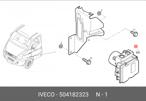 Гидроагрегат, тормозная система 504182323 IVECO