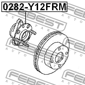Ступица колеса 0282-Y12FRM FEBEST