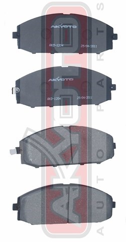 Колодки тормозные дисковые AKD-1204 AKYOTO