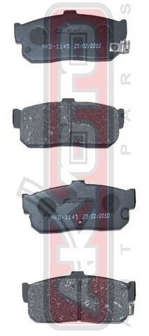 Колодки тормозные дисковые AKD-1312 AKYOTO