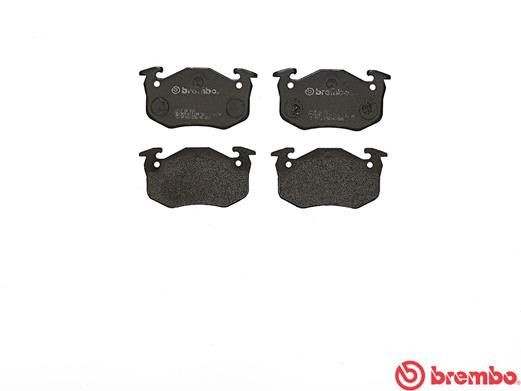 Комплект тормозных колодок, диско P68020 BREMBO