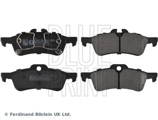 Комплект тормозных колодок, диско ADG04242 BLUE PRINT