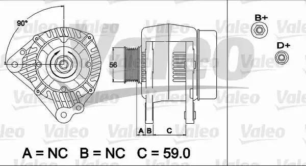 Генератор 437492 VALEO PHC