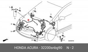 Жгут проводов 32200SNBG90 HONDA