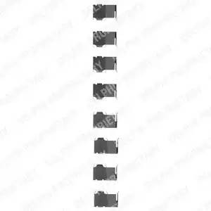 Комплектующие, колодки дискового тормоза LX0126 DELPHI