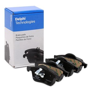 Комплект тормозных колодок, диско LP1504 DELPHI
