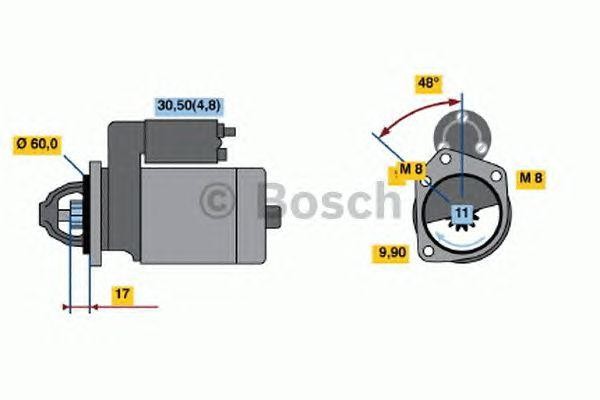 Стартер 0 001 138 005 BOSCH