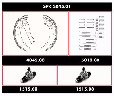 Комплект тормозных колодок SPK 3045.01 REMSA